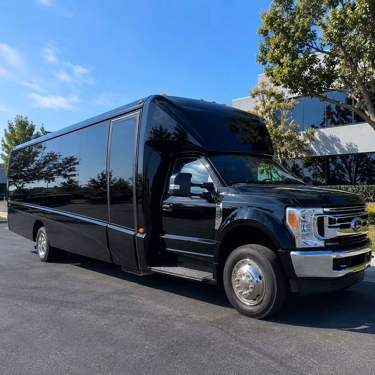 Bridgeport Airport Shuttle & Transportation party bus exterior