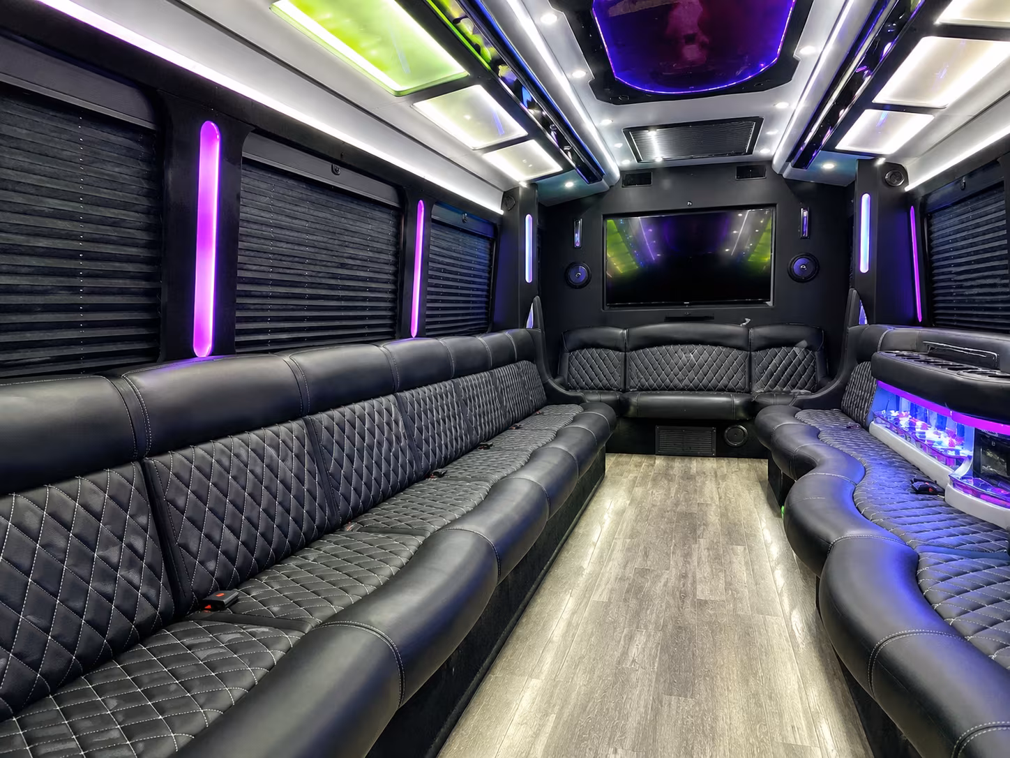 Bridgeport Concert & Music Festival Transportation party bus exterior