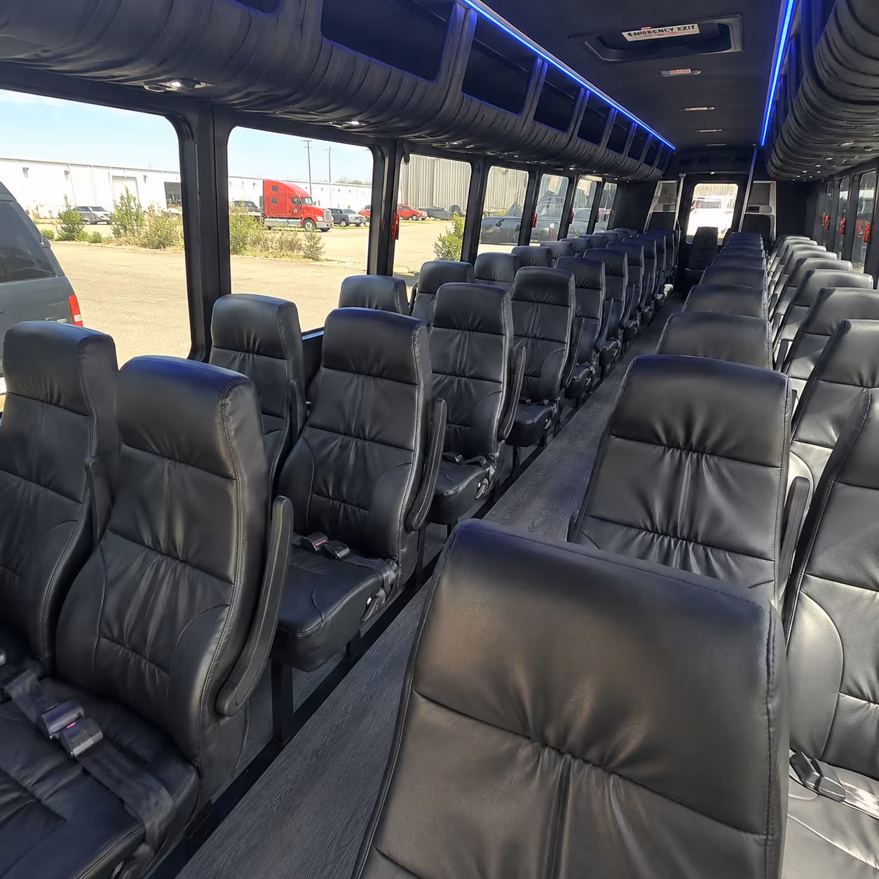 Bridgeport Corporate Transportation party bus exterior