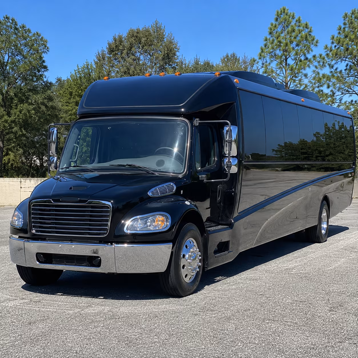 Bridgeport Corporate Transportation party bus exterior