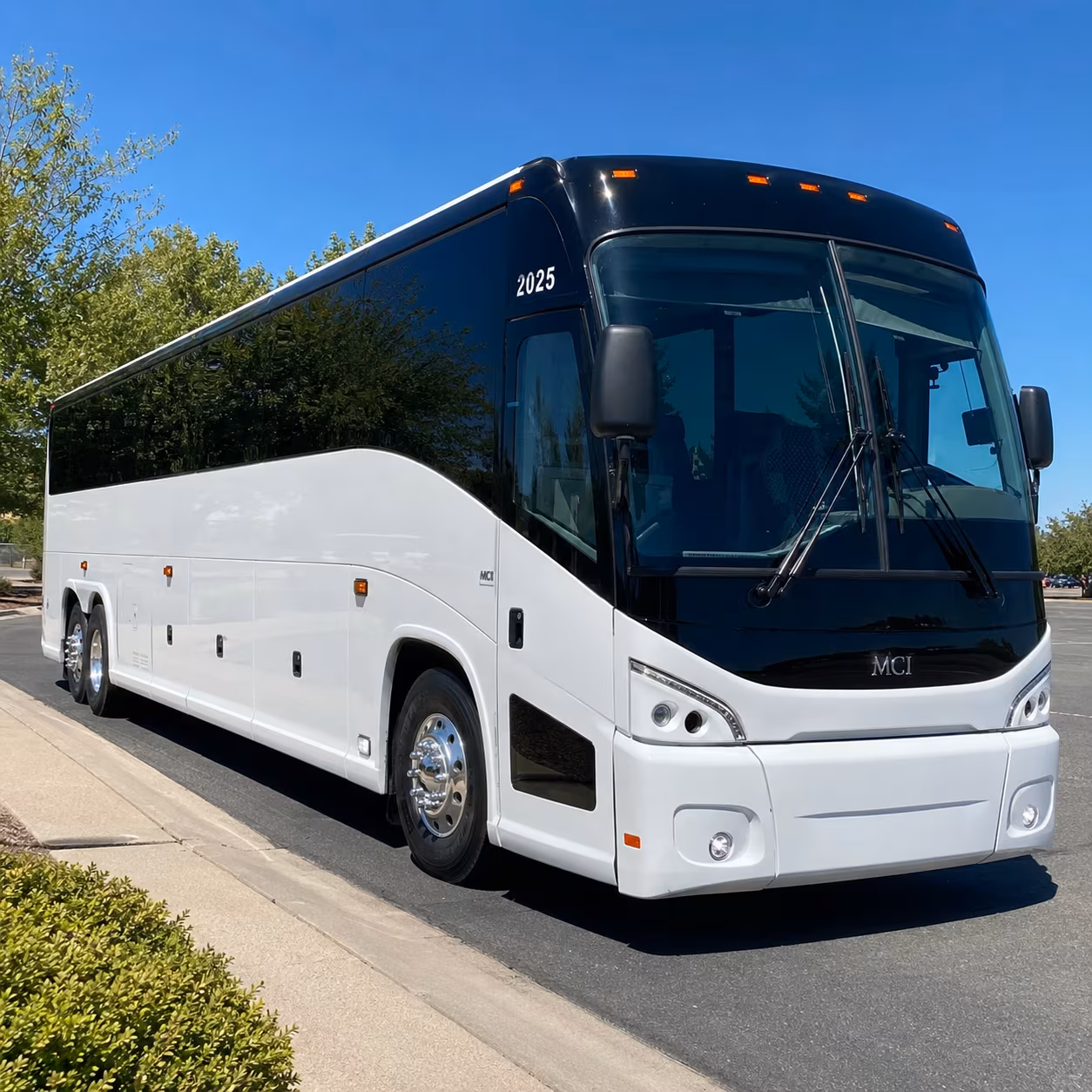 Bridgeport Corporate Transportation party bus exterior