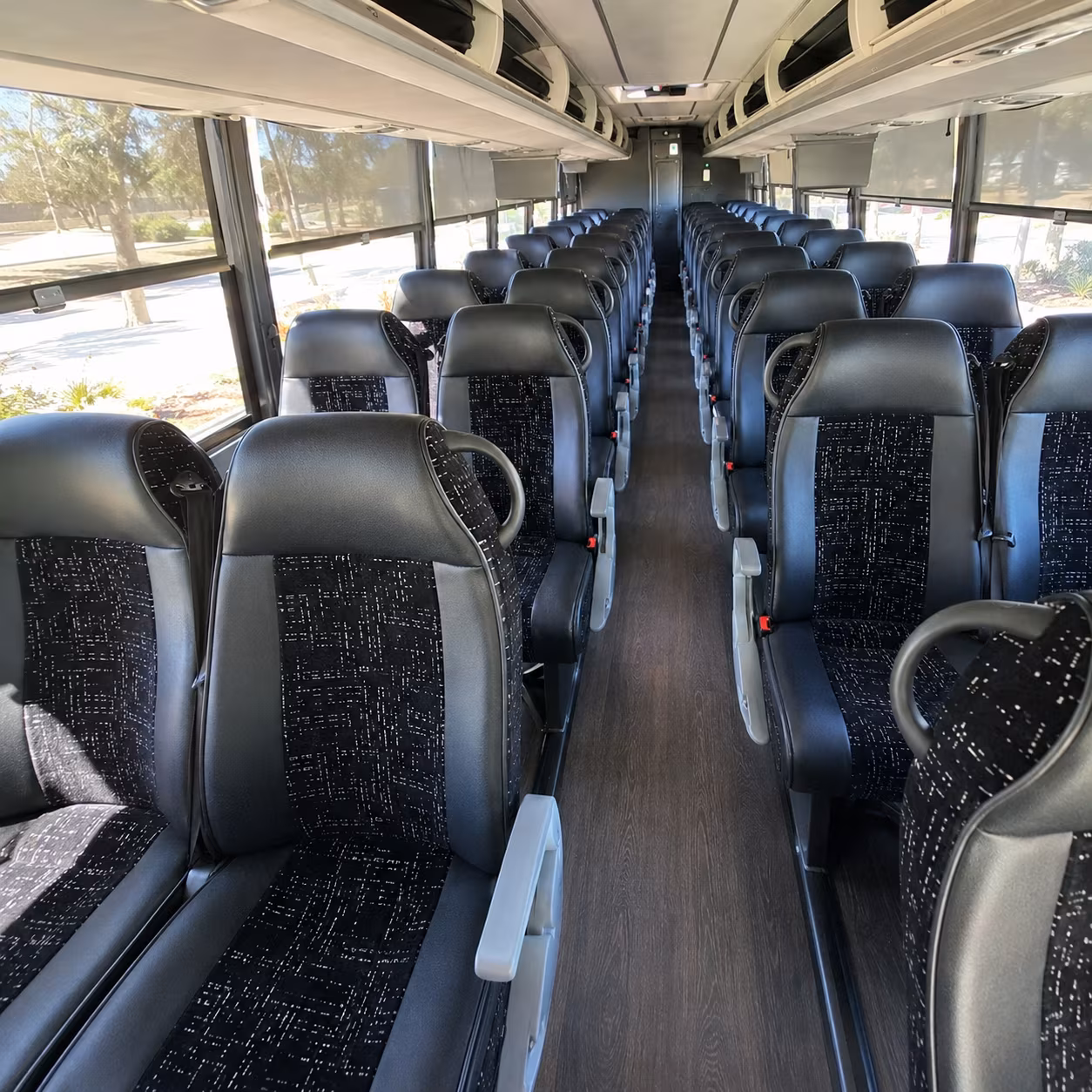 Bridgeport Corporate Transportation party bus interior