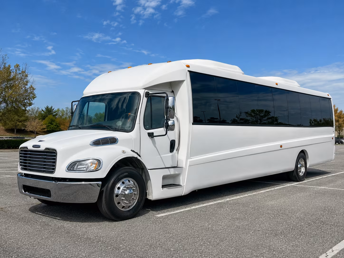 Bridgeport Prom & Homecoming Transportation party bus exterior