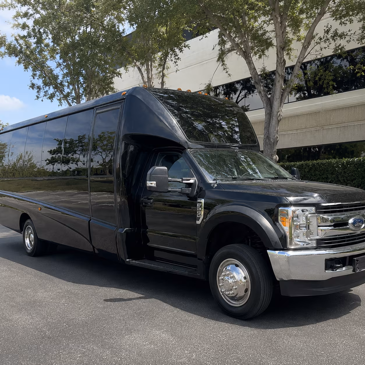 Bridgeport Prom & Homecoming Transportation party bus exterior