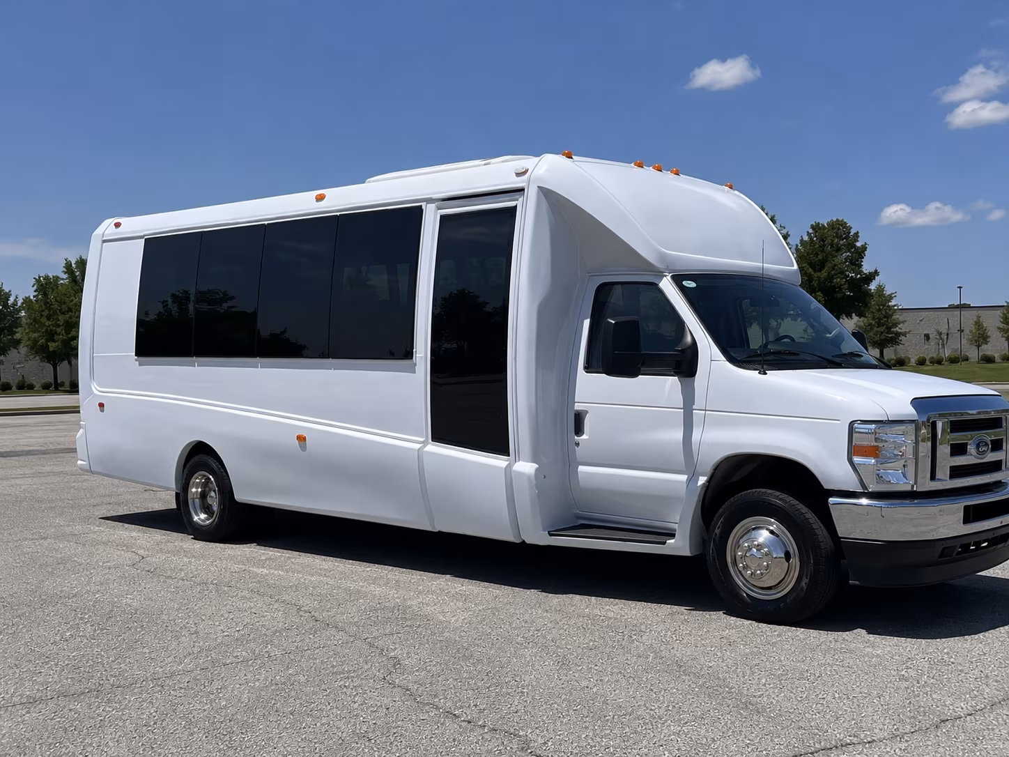 Bridgeport Prom & Homecoming Transportation party bus exterior
