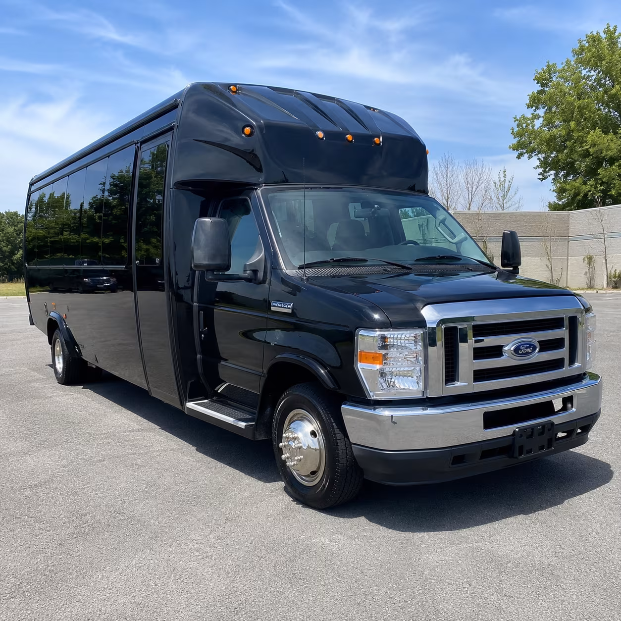 Bridgeport Wedding Transportation party bus exterior