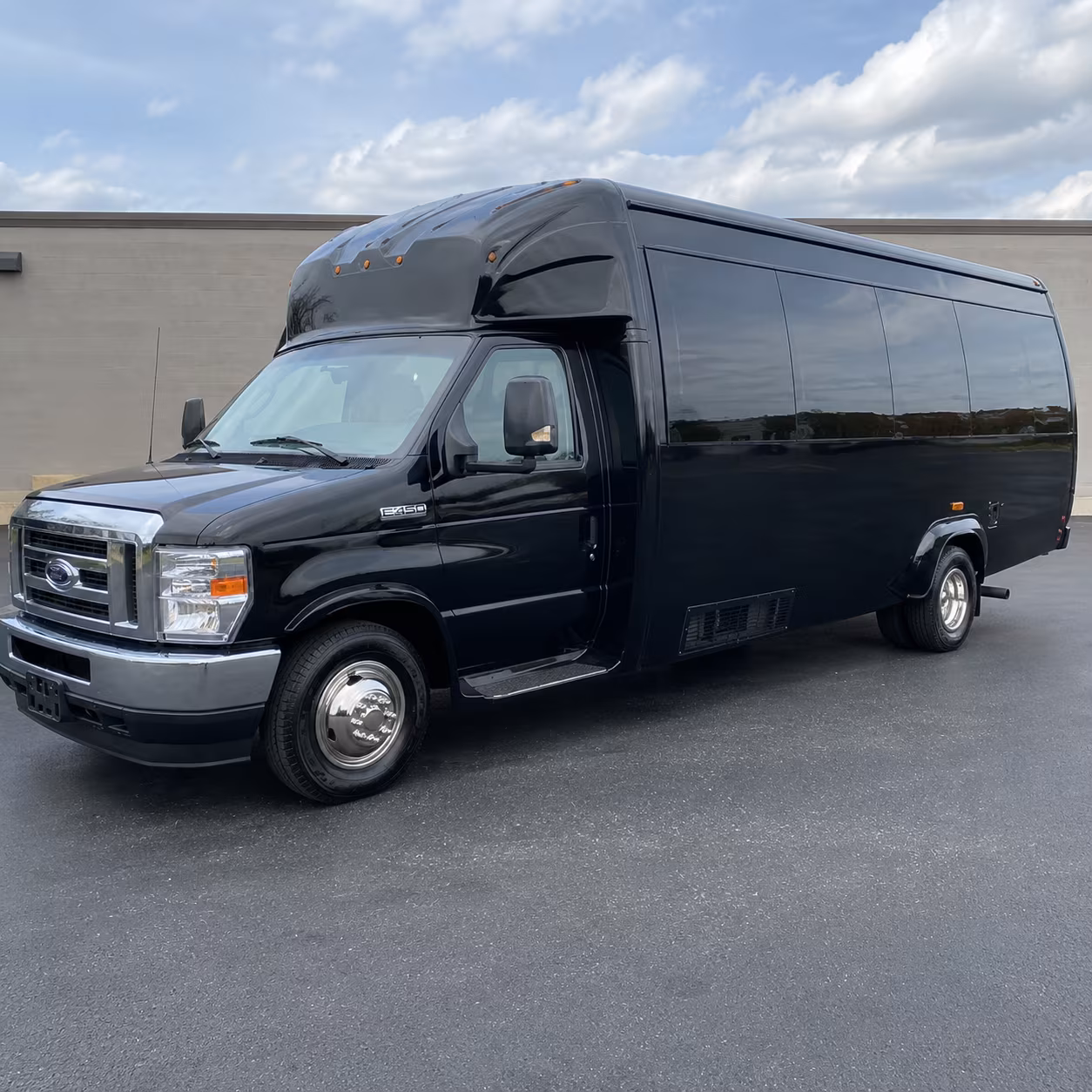 Bridgeport Wedding Transportation party bus exterior